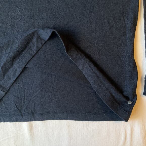 A/X Armani Exchange Women Sweatshirt XL (18/20) Navy Athleisure Striped Long - Picture 7 of 8